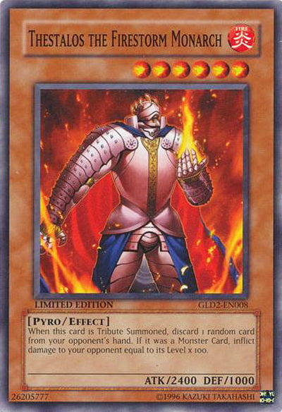 Thestalos the Firestorm Monarch [GLD2-EN008] Common | Odin's Place