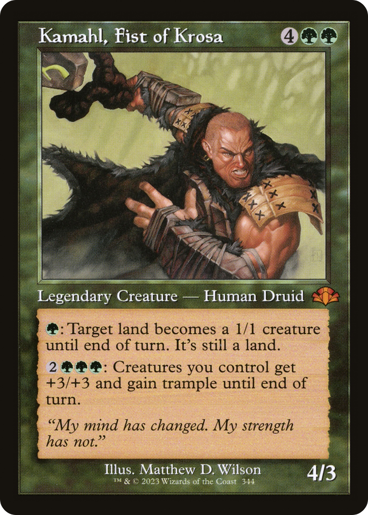 Kamahl, Fist of Krosa (Retro) [Dominaria Remastered] | Odin's Place