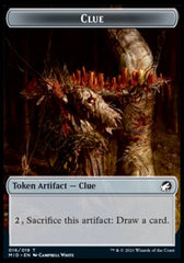 Clue // Ooze Double-Sided Token [Innistrad: Midnight Hunt Tokens] | Odin's Place
