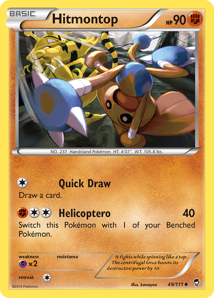 Hitmontop (49/111) [XY: Furious Fists] | Odin's Place