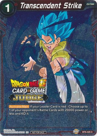 Transcendent Strike (BT6-025) [Judge Promotion Cards] | Odin's Place