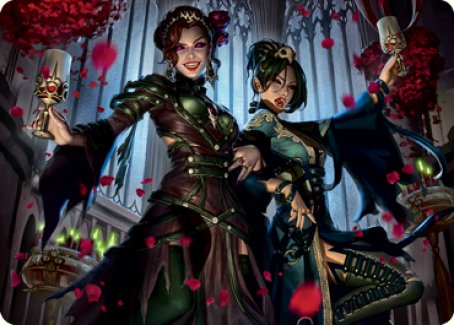 Falkenrath Celebrants 2 Art Card [Innistrad: Crimson Vow Art Series] | Odin's Place