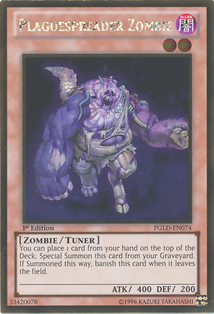 Plaguespreader Zombie [PGLD-EN074] Gold Rare | Odin's Place