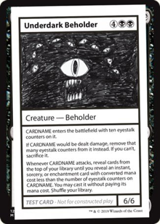 Underdark Beholder (2021 Edition) [Mystery Booster Playtest Cards] | Odin's Place
