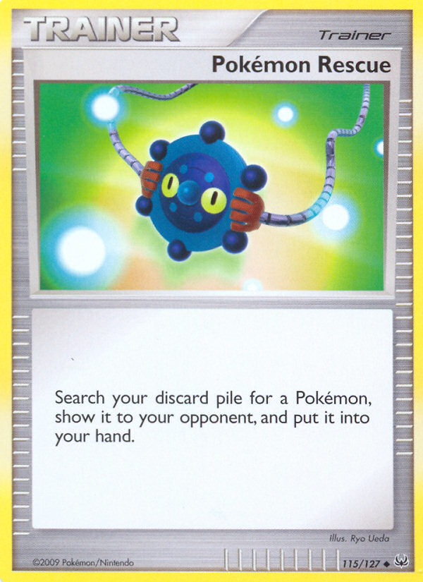 Pokemon Rescue (115/127) [Platinum: Base Set] | Odin's Place