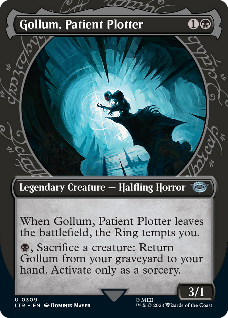 Gollum, Patient Plotter (Showcase Ring Frame) [The Lord of the Rings: Tales of Middle-Earth] | Odin's Place