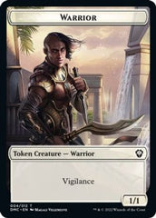 Zombie Knight // Warrior Double-Sided Token [Dominaria United Commander Tokens] | Odin's Place