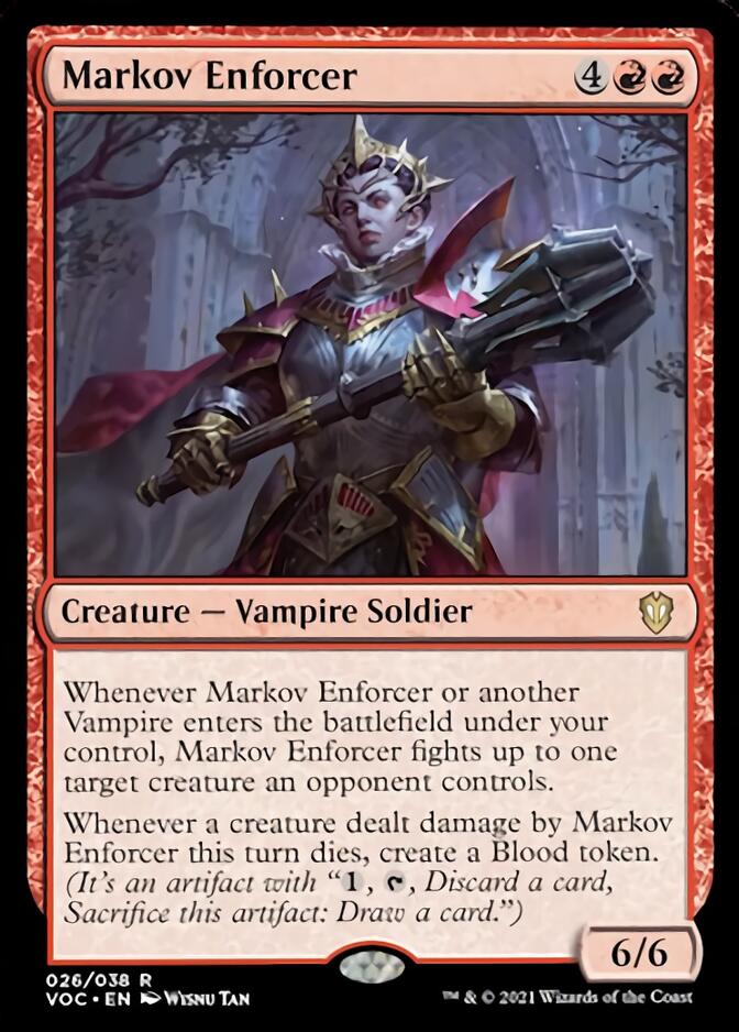 Markov Enforcer [Innistrad: Crimson Vow Commander] | Odin's Place