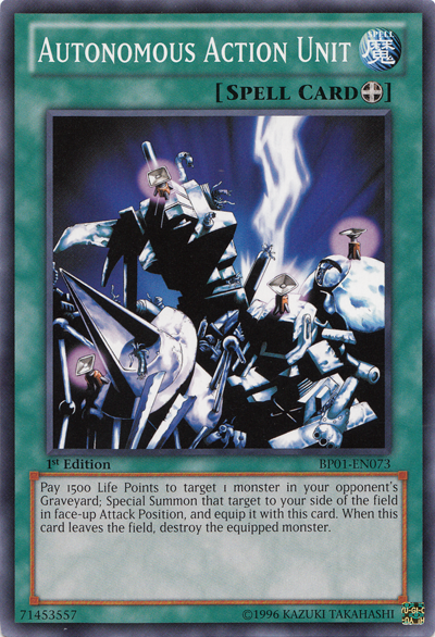 Autonomous Action Unit [BP01-EN073] Common | Odin's Place
