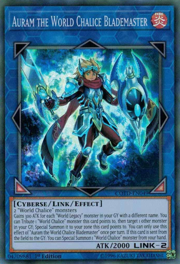 Auram the World Chalice Blademaster [COTD-EN049] Super Rare | Odin's Place