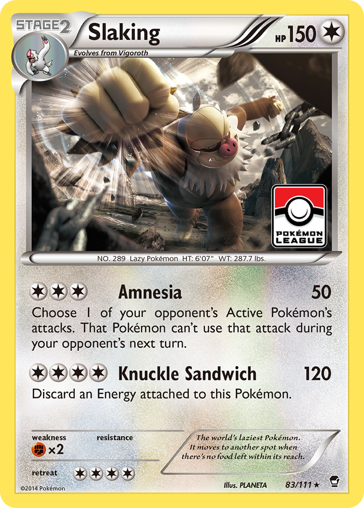 Slaking (83/111) [XY: Furious Fists] | Odin's Place