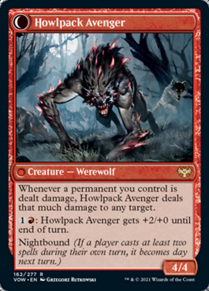 Ill-Tempered Loner // Howlpack Avenger [Innistrad: Crimson Vow] | Odin's Place