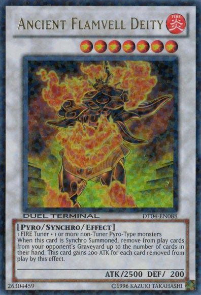 Ancient Flamvell Deity [DT04-EN088] Ultra Rare | Odin's Place
