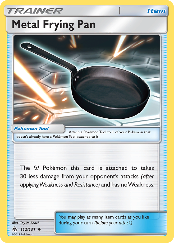 Metal Frying Pan (112/131) [Sun & Moon: Forbidden Light] | Odin's Place