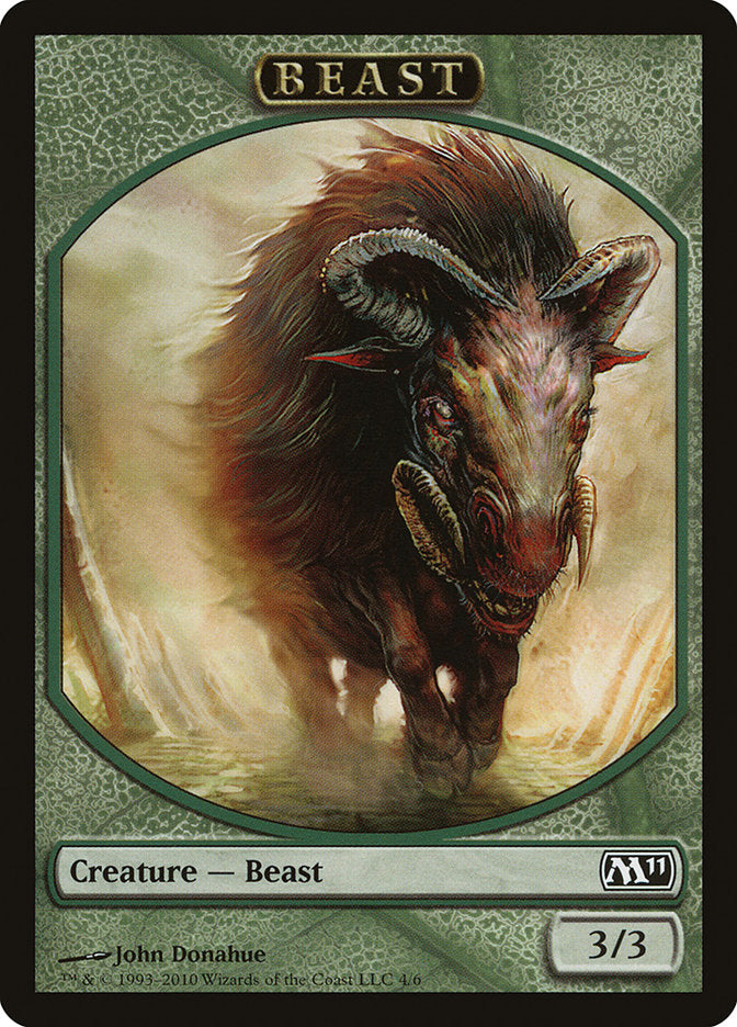 Beast Token (4) [Magic 2011 Tokens] | Odin's Place