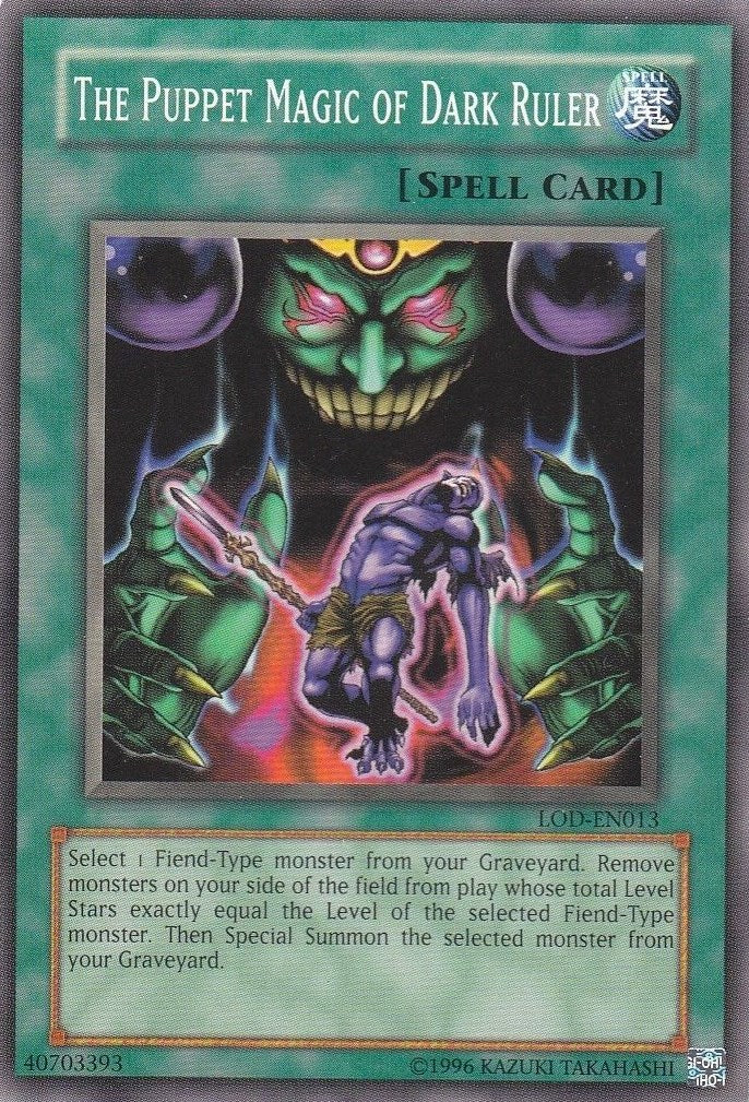 The Puppet Magic of Dark Ruler [LOD-EN013] Common | Odin's Place
