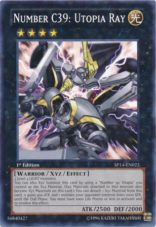 Number C39: Utopia Ray [SP14-EN022] Starfoil Rare | Odin's Place