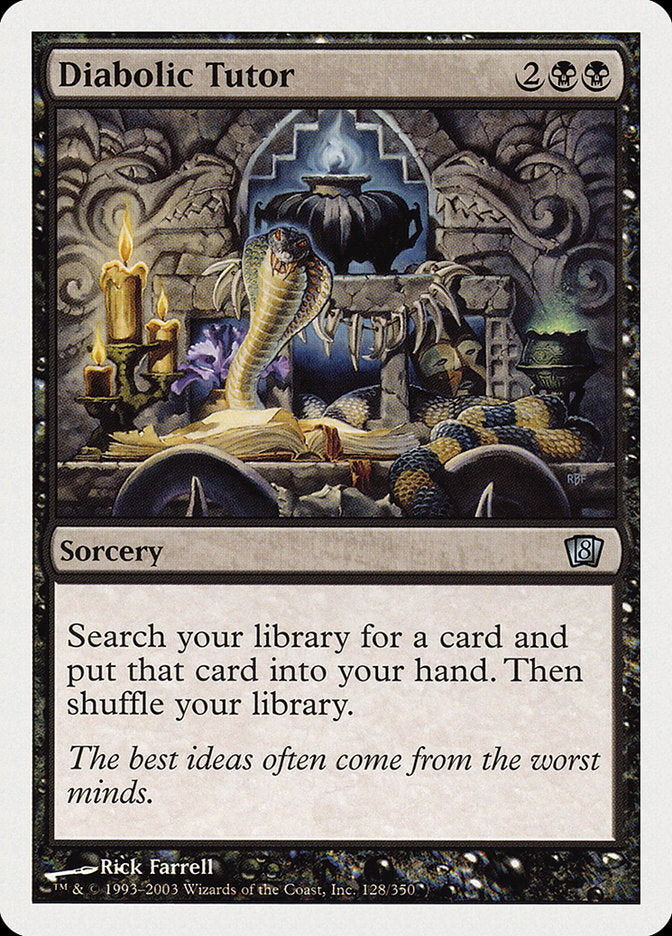 Diabolic Tutor (128) [Eighth Edition] | Odin's Place