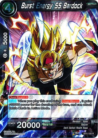 Burst Energy SS Bardock (BT4-100) [Colossal Warfare] | Odin's Place