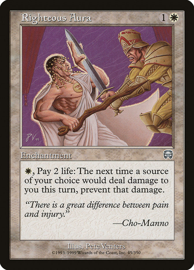 Righteous Aura (45) [Mercadian Masques] | Odin's Place