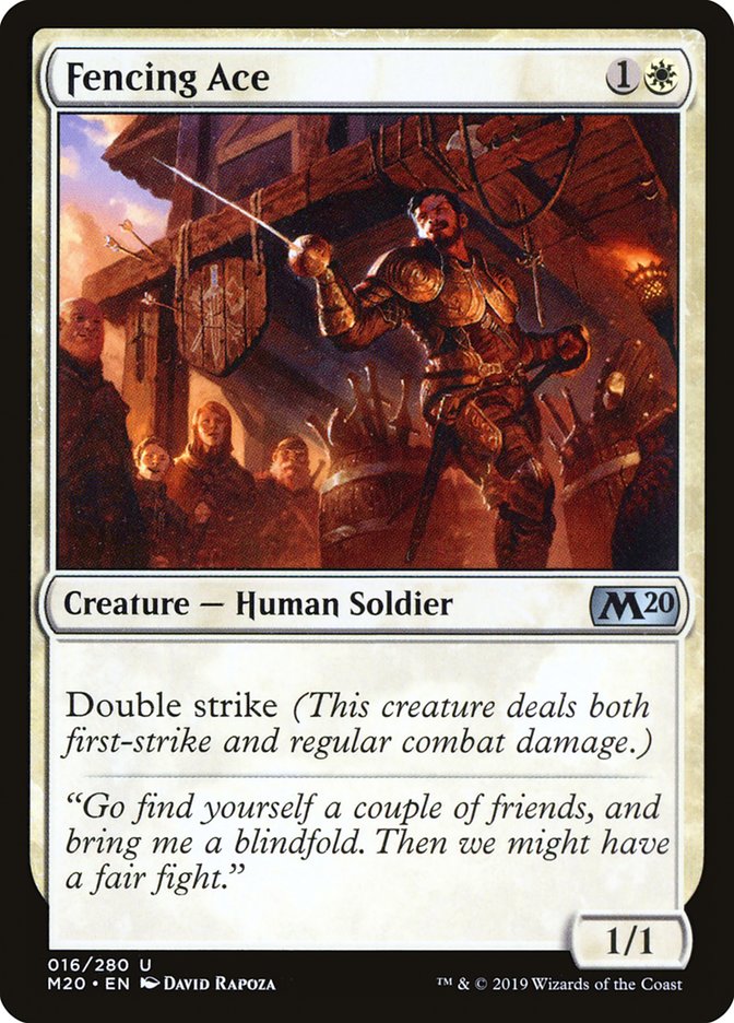 Fencing Ace [Core Set 2020] | Odin's Place