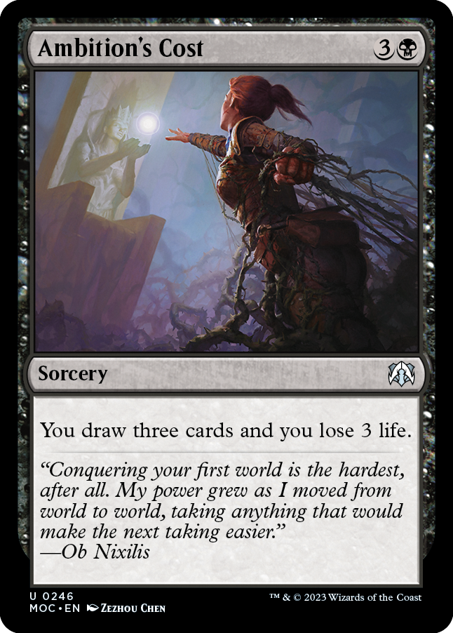 Ambition's Cost [March of the Machine Commander] | Odin's Place