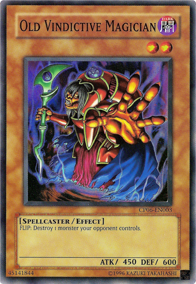 Old Vindictive Magician [CP06-EN003] Super Rare | Odin's Place