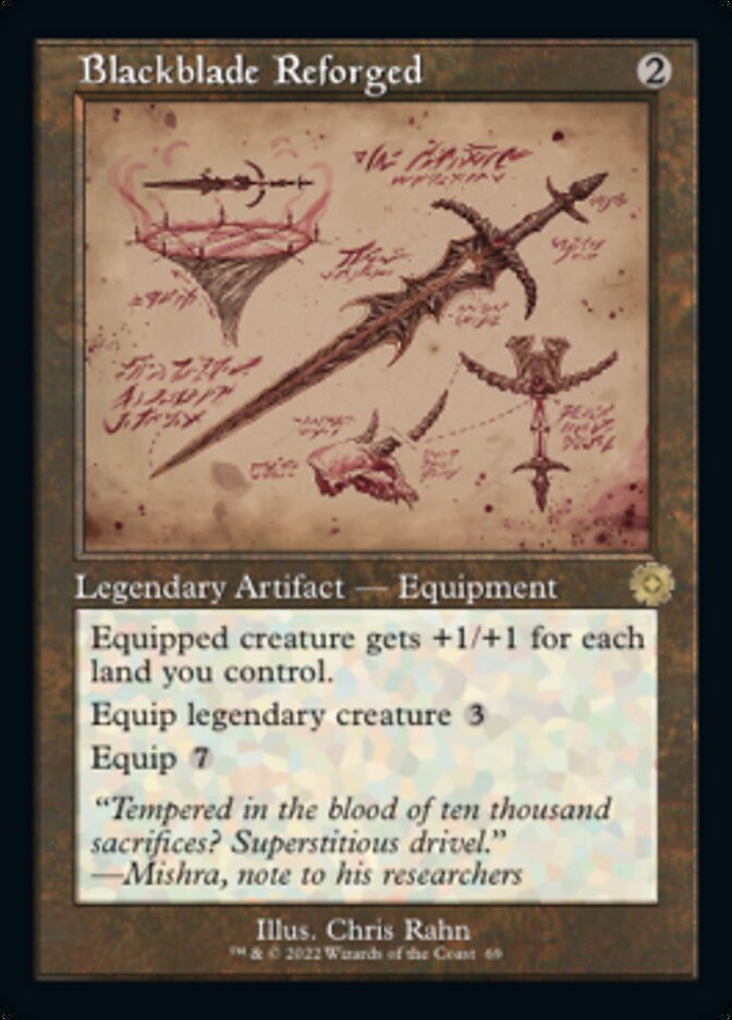 Blackblade Reforged (Retro Schematic) [The Brothers' War Retro Artifacts] | Odin's Place