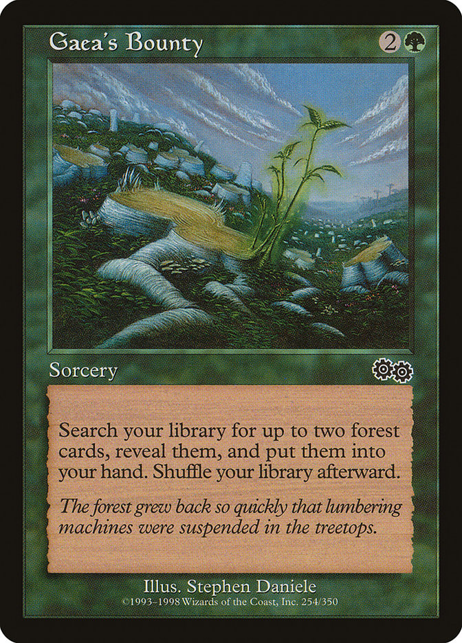 Gaea's Bounty (254) [Urza's Saga] | Odin's Place