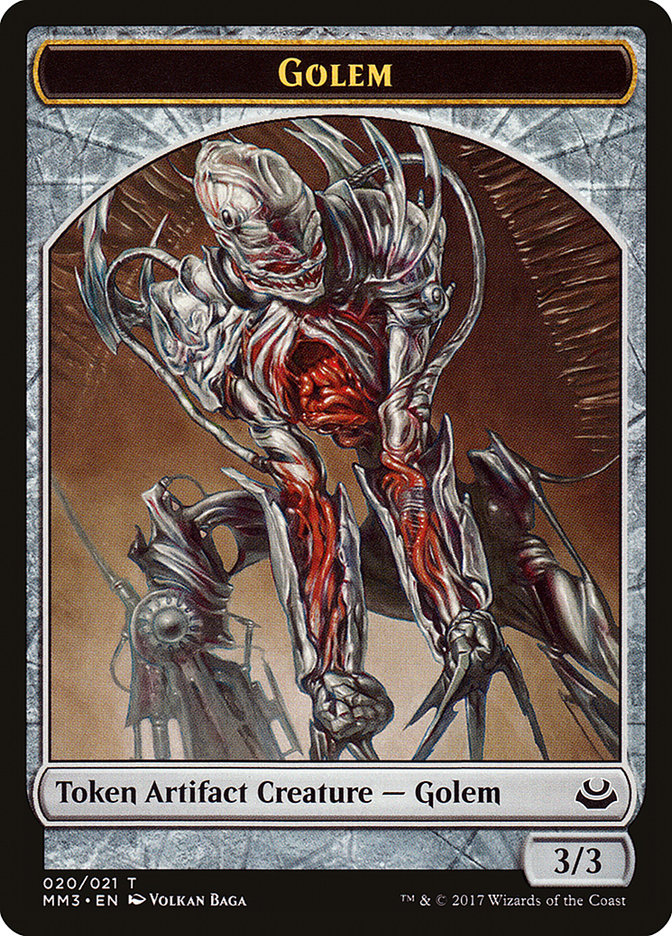 Golem Token (20) [Modern Masters 2017 Tokens] | Odin's Place