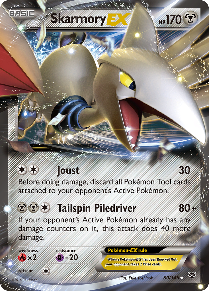 Skarmory EX (80/146) [XY: Base Set] | Odin's Place