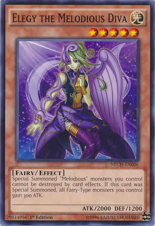 Elegy the Melodious Diva [NECH-EN006] Common | Odin's Place