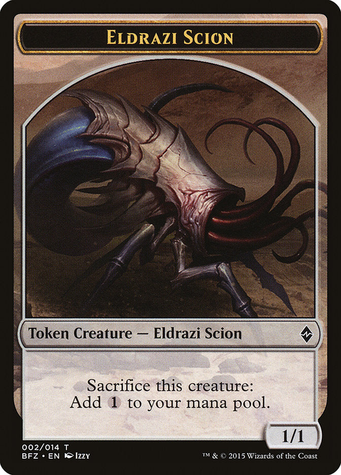 Eldrazi Scion Token (002/014) [Battle for Zendikar Tokens] | Odin's Place