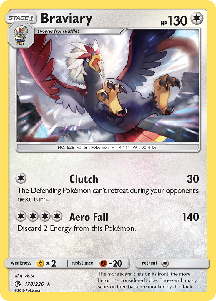 Braviary (178/236) [Sun & Moon: Cosmic Eclipse] | Odin's Place