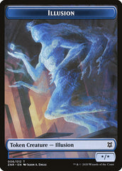 Illusion (006) // Clue (016) Double-Sided Token [Challenger Decks 2022 Tokens] | Odin's Place