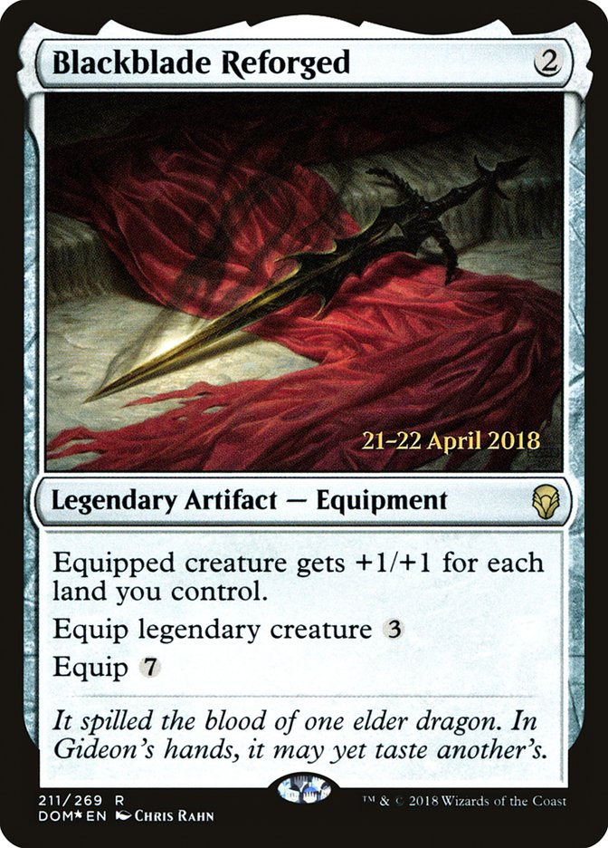 Blackblade Reforged (211) [Dominaria Prerelease Promos] | Odin's Place