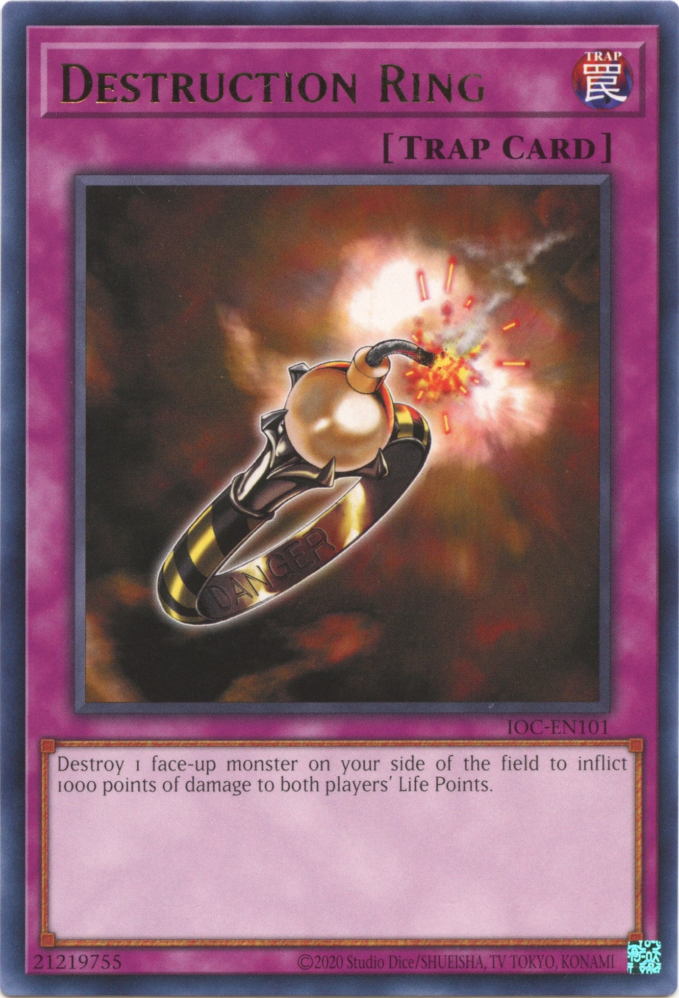 Destruction Ring (25th Anniversary) [IOC-EN101] Rare | Odin's Place