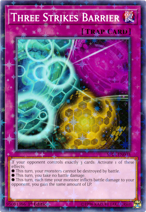 Three Strikes Barrier [SP18-EN045] Starfoil Rare | Odin's Place