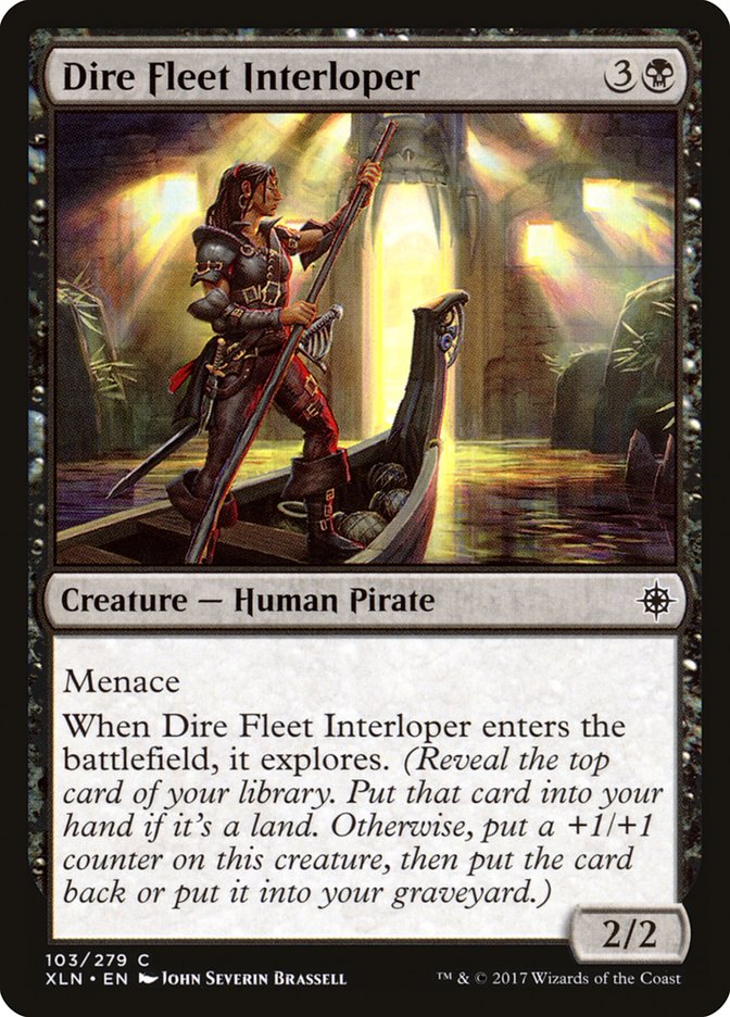 Dire Fleet Interloper (103) [Ixalan] | Odin's Place