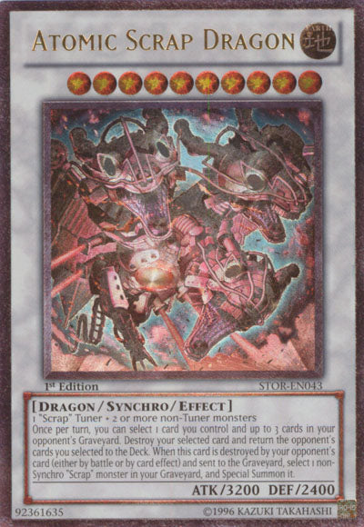 Atomic Scrap Dragon [STOR-EN043] Ultimate Rare | Odin's Place