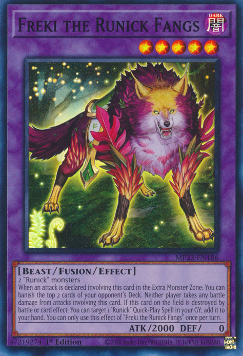 Freki the Runick Fangs [MP23-EN186] Super Rare | Odin's Place