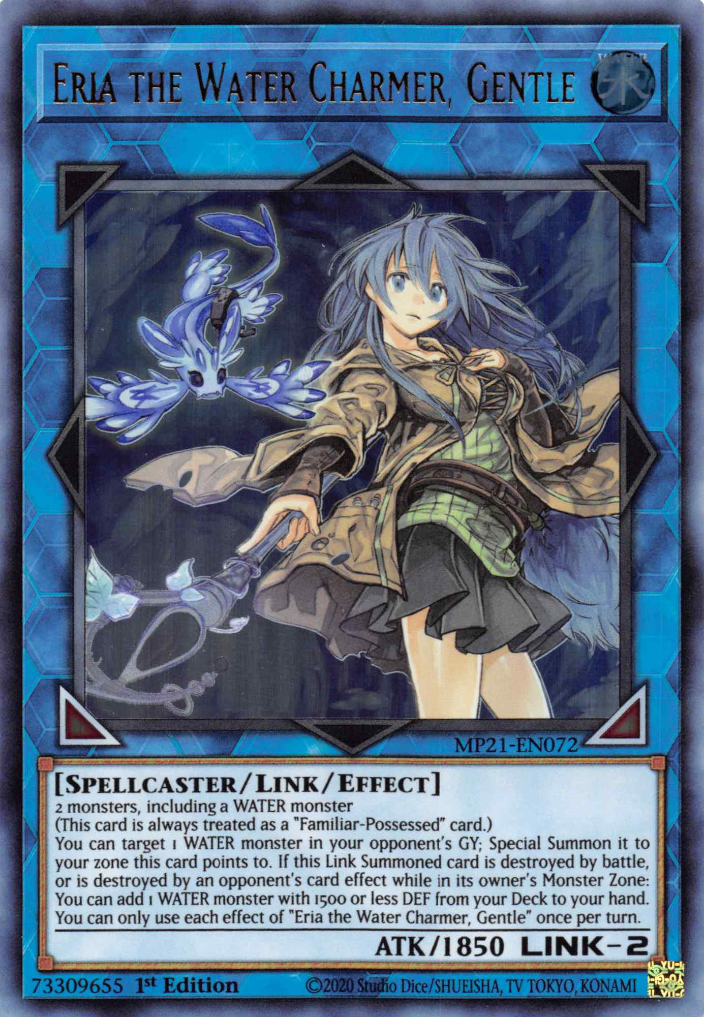 Eria the Water Charmer, Gentle [MP21-EN072] Ultra Rare | Odin's Place