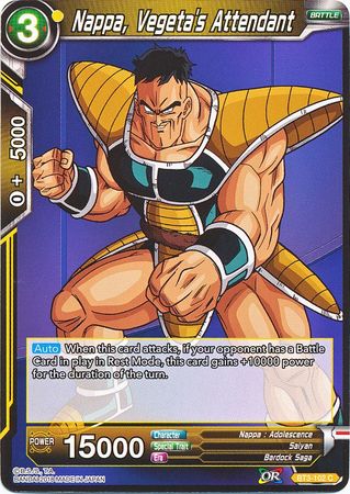 Nappa, Vegeta's Attendant (BT3-102) [Cross Worlds] | Odin's Place