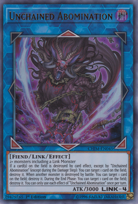 Unchained Abomination [CHIM-EN045] Ultra Rare | Odin's Place