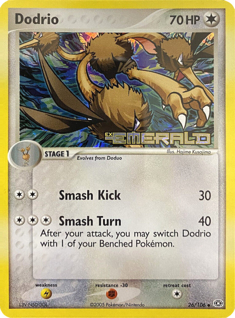 Dodrio (26/106) (Stamped) [EX: Emerald] | Odin's Place