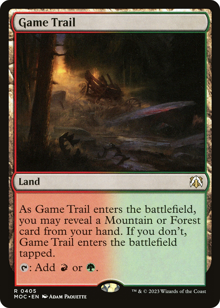 Game Trail [March of the Machine Commander] | Odin's Place