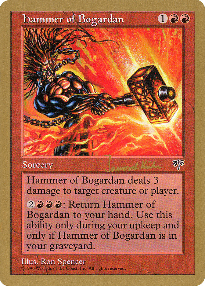 Hammer of Bogardan (Janosch Kuhn) [World Championship Decks 1997] | Odin's Place