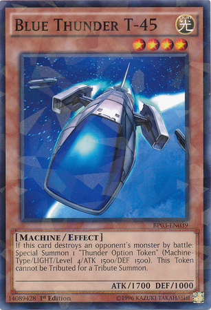Blue Thunder T-45 [BP03-EN039] Shatterfoil Rare | Odin's Place