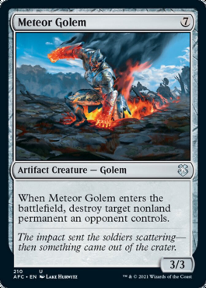 Meteor Golem [Dungeons & Dragons: Adventures in the Forgotten Realms Commander] | Odin's Place
