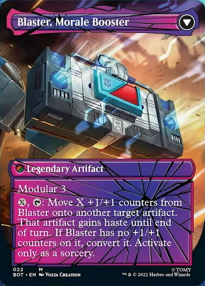 Blaster, Combat DJ // Blaster, Morale Booster (Shattered Glass) [Transformers] | Odin's Place